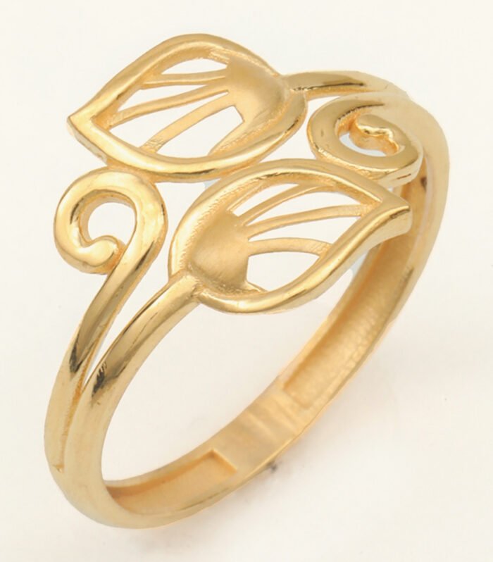 22ct Gold Ladies Mughal Jali Paper Cast Ring — Royal Heritage, HUID Hallmarked